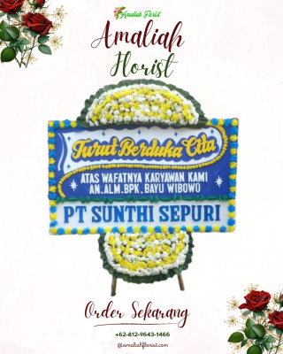 Papan Bunga Duka di Sukajaya