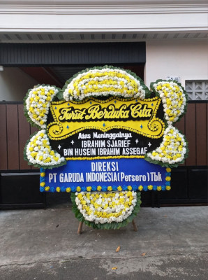 Papan Bunga Duka di Sukajaya